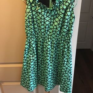 Cute navy and mint dress